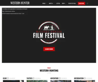 Westernhuntermagazine.net(Western hunting) Screenshot