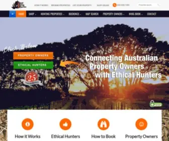 Westernhunting.com.au(Book your next Australian hunting holiday & trip through Inland Hunting Properties) Screenshot
