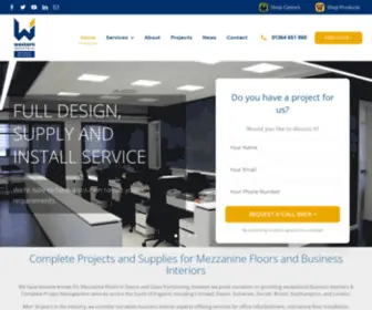 Westernindustrial.co.uk(Mezzanine Floors and Business Interiors) Screenshot