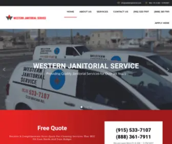 Westernjanitorial.com(Business Services El PasoComputer Service in El Paso Computer Support and Sales in El Paso Texas) Screenshot