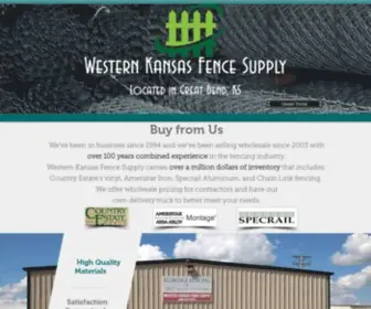 Westernkansasfencesupply.com(Western-kansas-fence) Screenshot