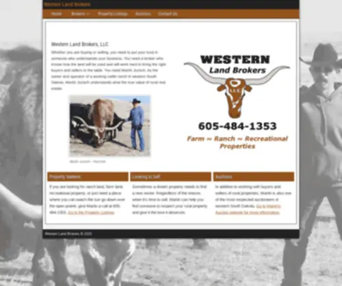Westernlandbrokers.com(Western Land Brokers) Screenshot