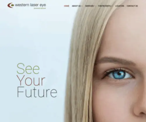 Westernlasereye.com(Western Laser Eye Associates) Screenshot