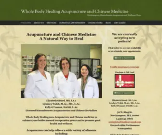 Westernmassacupuncture.com(Western Massachusetts Acupuncturist and Chinese Medicine serving Northampton) Screenshot