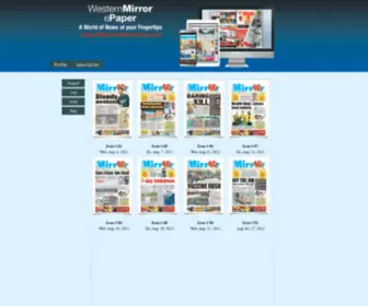 Westernmirrorepaper.com(User) Screenshot