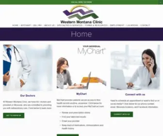 Westernmontanaclinic.com(Western Montana Clinic) Screenshot