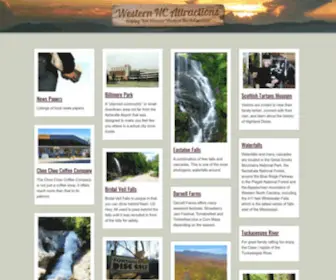 Westernncattractions.com(Western NC Attractions) Screenshot