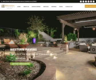 Westernpavers.com(The #1 Paver Contractor Company in California) Screenshot