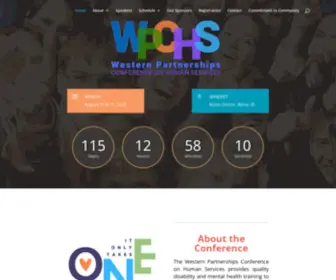 Westernpchs.com(Idaho Partnerships Conference) Screenshot