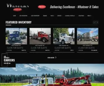 Westernpeterbilt.com Screenshot