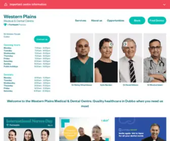 Westernplainsmedicalcentre.com.au(Dubbo Medical Centre) Screenshot