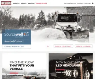 Westernplows.com(Western Products) Screenshot