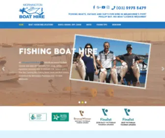 Westernportboathire.com.au(Mornington Boat Hire Melbourne Fishing Boat Kayak SUP Hire) Screenshot