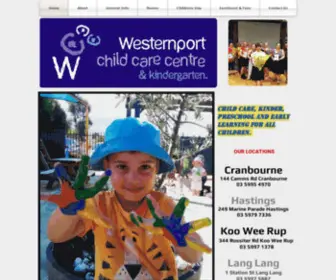 Westernportchildcare.com(Home) Screenshot