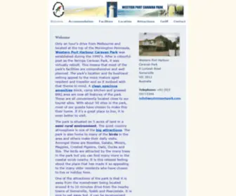 Westernportpark.com(Mornington Peninsula Caravan Park Accommodation) Screenshot