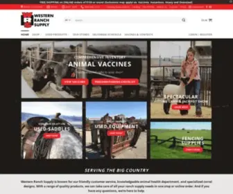 Westernranchsupply.com(Western Ranch Supply) Screenshot