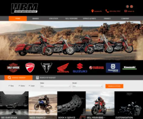 Westernranges.com.au(Western Ranges Motorcycles) Screenshot