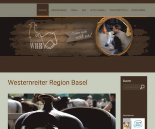 Westernreiter.ch(Westernreiter Region Basel) Screenshot