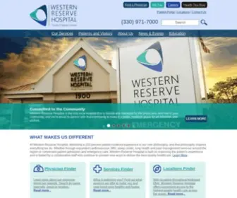 Westernreservehospital.org(Western Reserve Hospital) Screenshot