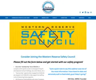 Westernreservesc.org(Solon Chamber of Commerce) Screenshot