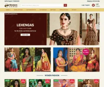 Westernsaree.com(Westernsaree) Screenshot