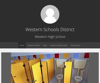 Westernschools.org(Western High School) Screenshot