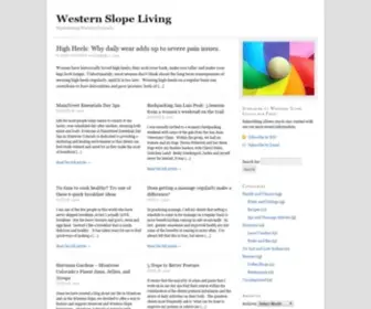 Westernslopeliving.com(Experiencing Western Colorado) Screenshot