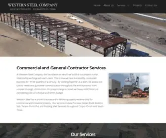 Westernsteelco.com(General Contractor) Screenshot