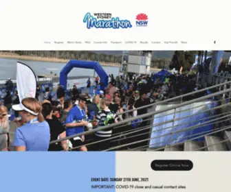 Westernsydneymarathon.com.au(Western Sydney Marathon 2023) Screenshot