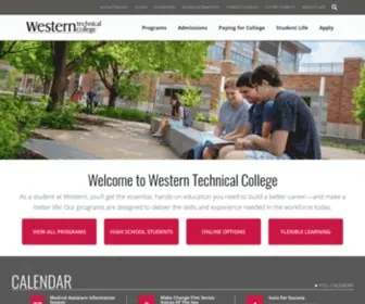 Westerntc.edu(Western Technical College) Screenshot