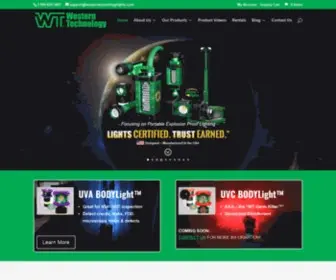 Westerntechnologylights.com(Western Technology) Screenshot