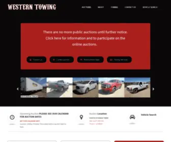 Westerntowingaz.com(Western Towing) Screenshot