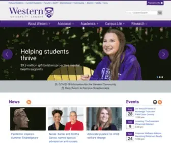 Westernu.ca(Western University) Screenshot