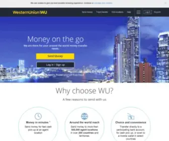 Westernunion.ca(Domestic & International Money Transfer) Screenshot