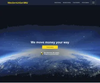 Westernunion.cn(International money transfer from China) Screenshot