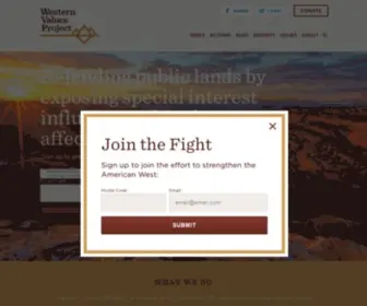 Westernvaluesproject.org(Western Values Project) Screenshot