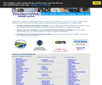 Westernweb.co.uk(WesternWeb Computer Services) Screenshot