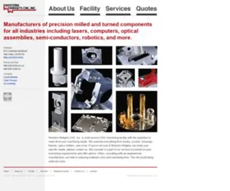 Westernwidgets.com(Western Widgets CNC) Screenshot