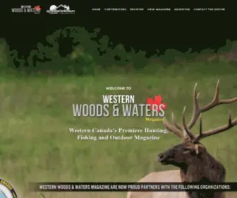 Westernwoodsandwatersmagazine.com(Western Woods and Waters Magazine) Screenshot