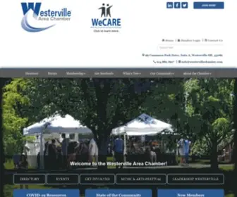 Westervillechamber.com(Westerville Area Chamber) Screenshot