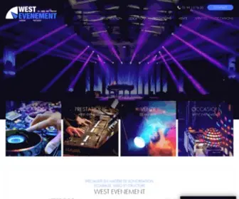 Westevenement.com(Spécialiste en sonorisation) Screenshot