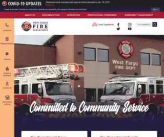 Westfargofire.org(Fire Department) Screenshot