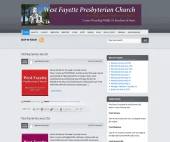 Westfayettechurch.com(West Fayette Presbyterian Church) Screenshot