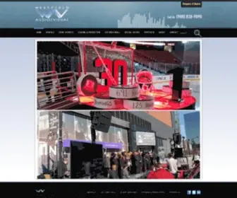 Westfieldav.com(Westfield Audio Visual Video Wall Rentals & Production) Screenshot