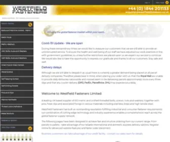 Westfieldfasteners.co.uk(Westfield Fasteners Limited) Screenshot