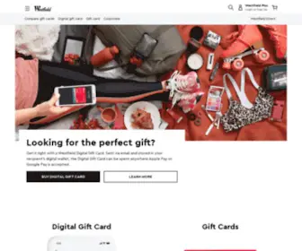 Westfieldgiftcards.com.au(Westfield Gift Card) Screenshot