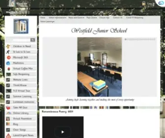 Westfieldjunior.com(Westfield Junior School) Screenshot