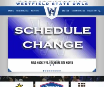 Westfieldstateowls.com(Westfield State University) Screenshot