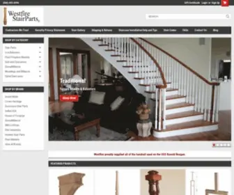 Westfirestairparts.com(Buy Quality Stair Parts Online) Screenshot