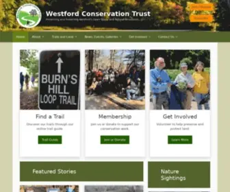 Westfordconservationtrust.org(The Westford Conservation Trust) Screenshot